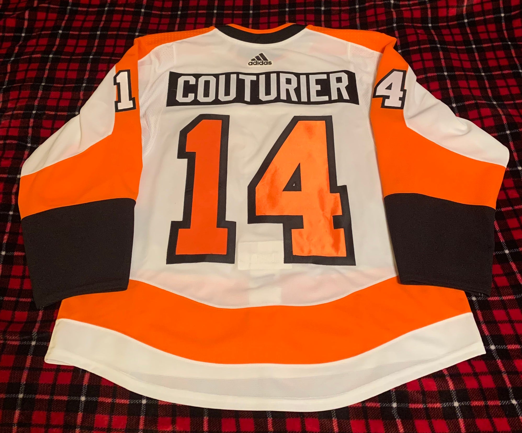 Adidas Philadelphia Flyers Mens Orange Home Authentic Hockey