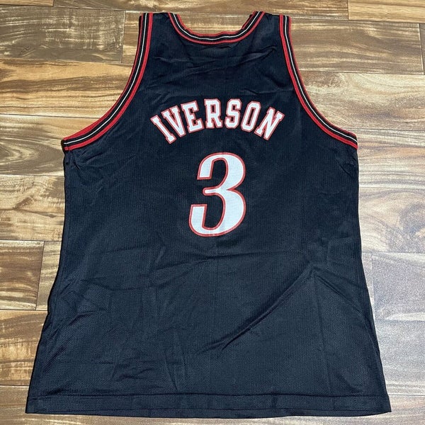 Vintage Allen Iverson Jersey Champion Sixers Shirt Basketball 