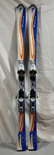 Nordica Olympia 162cm 116-70-102 r=13.8m Skis Marker NO2 11 Adjustable Bindings