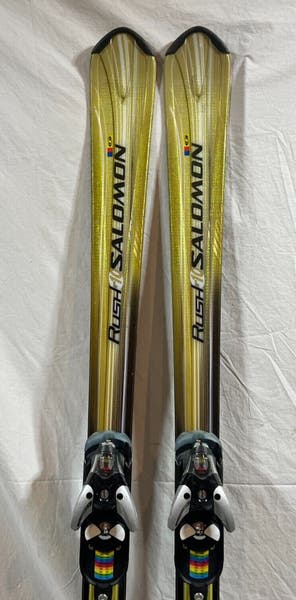 Salomon Rush No 10 162cm 114-67-100 r=13.9m Skis S810 Ti