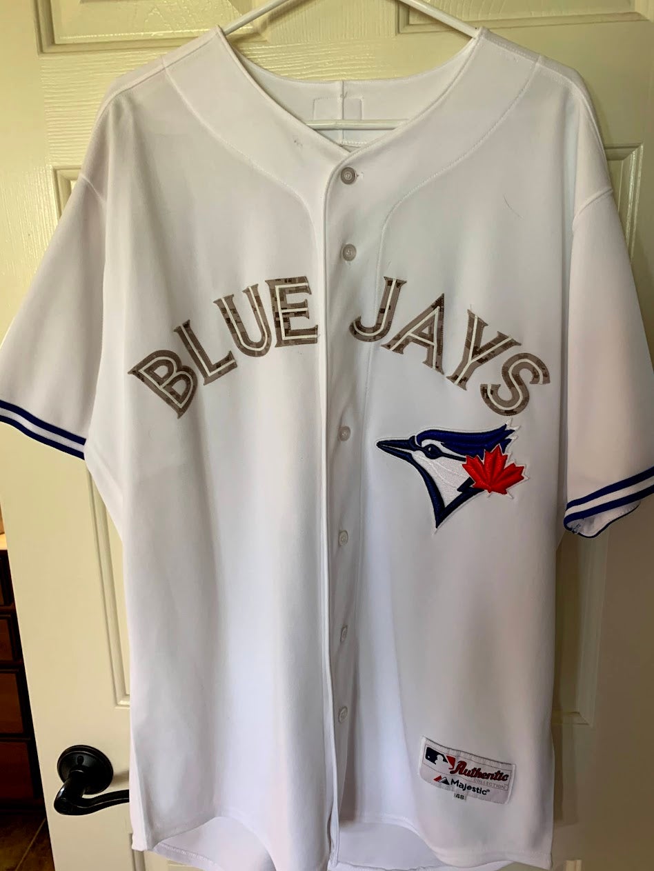 Toronto Blue Jays White Home Authentic Jersey by Nike