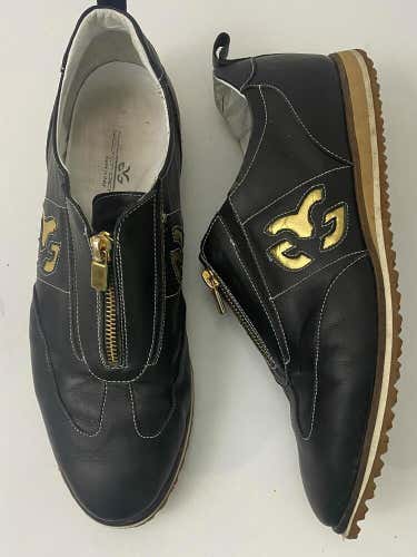 Walter Genuin Popstar Black Golf Shoes Ladies 9.5 US 41.5 EU Spikeless