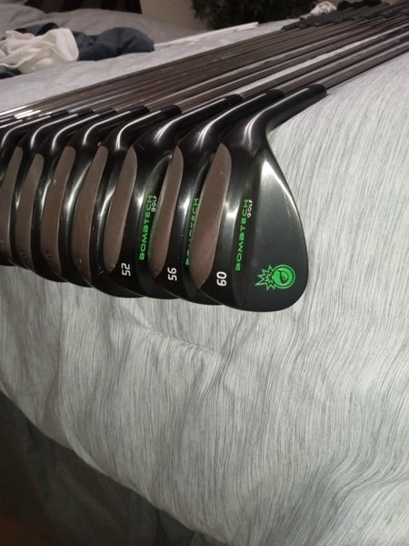 Used Men's BombTech Right Handed Bombtech Golf 3.0 Iron Set Stiff Flex 9 Pieces Steel Shaft