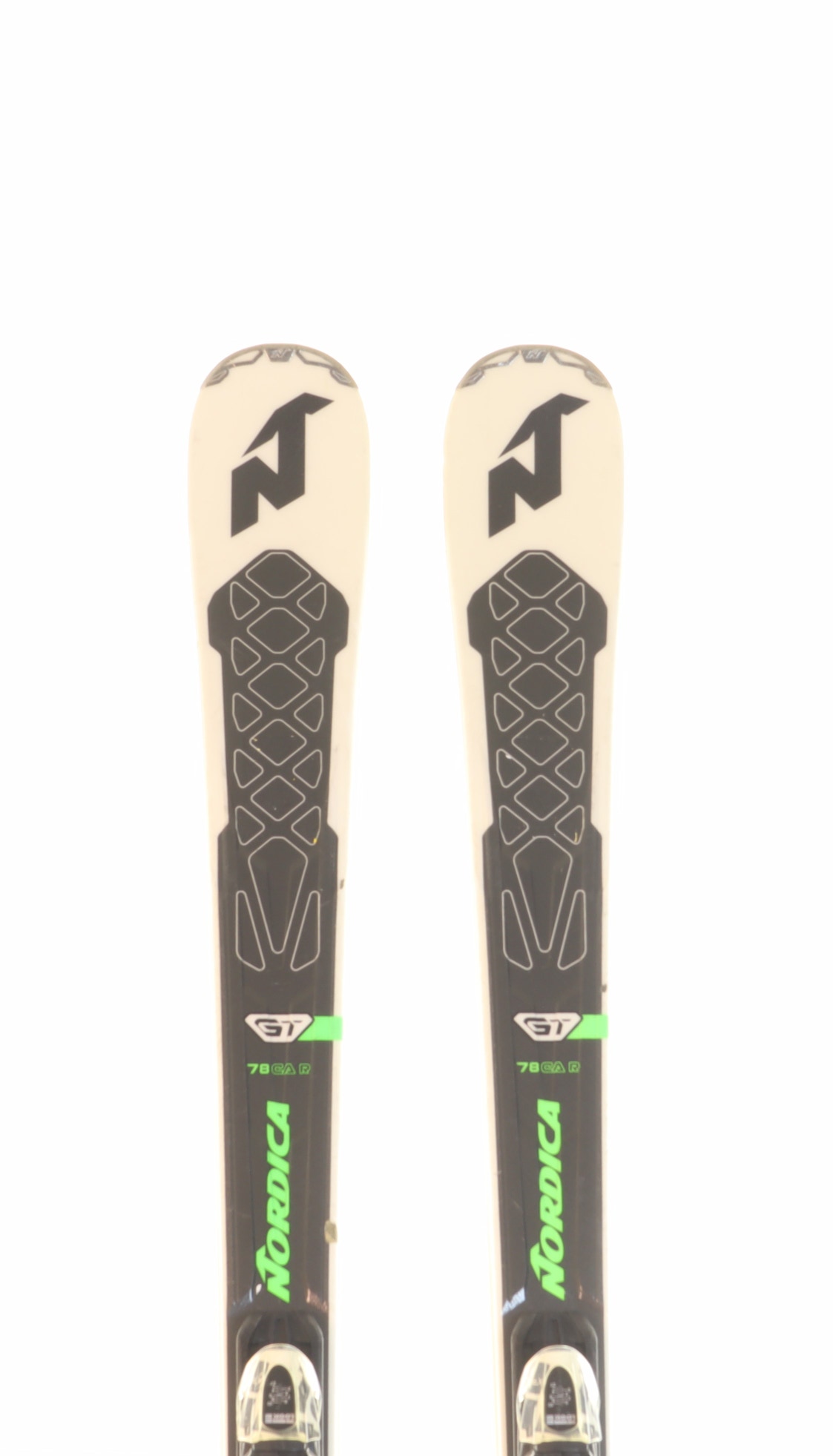 Used 2018 Nordica GT 78CA R Skis With Look Xpress 10 Bindings Size 168 (Option 230496)