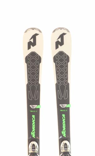 Used 2018 Nordica GT 78CA R Skis With Look Xpress 10 Bindings Size 168 (Option 230498)