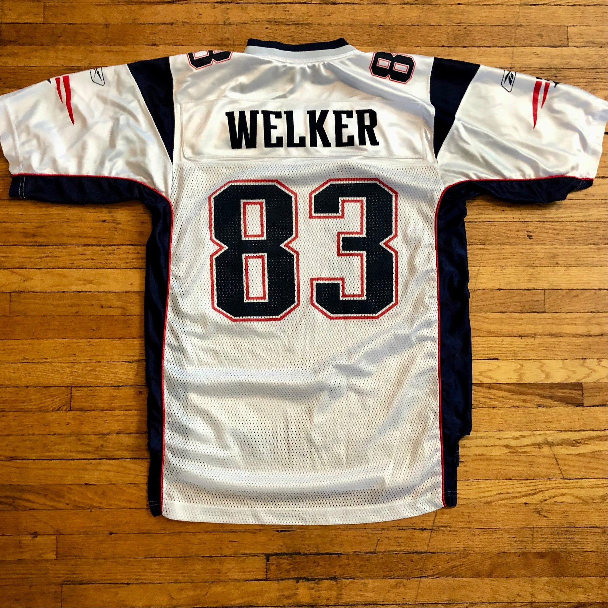 Vintage Reebok New England Patriots Wes Welker Jersey, M