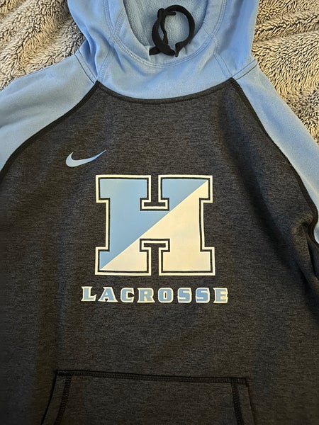 Nike Hopkins Lacrosse Large Funnel Neck Hoodie Sweatshirt