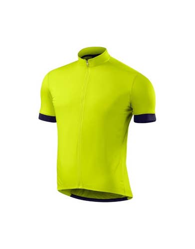 Specialized Men's RBX Sport Short Sleeve Jersey Limon / Deep Indigo - Medium