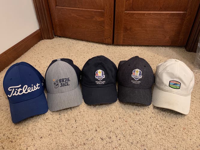 Golf Hat 5 Pack