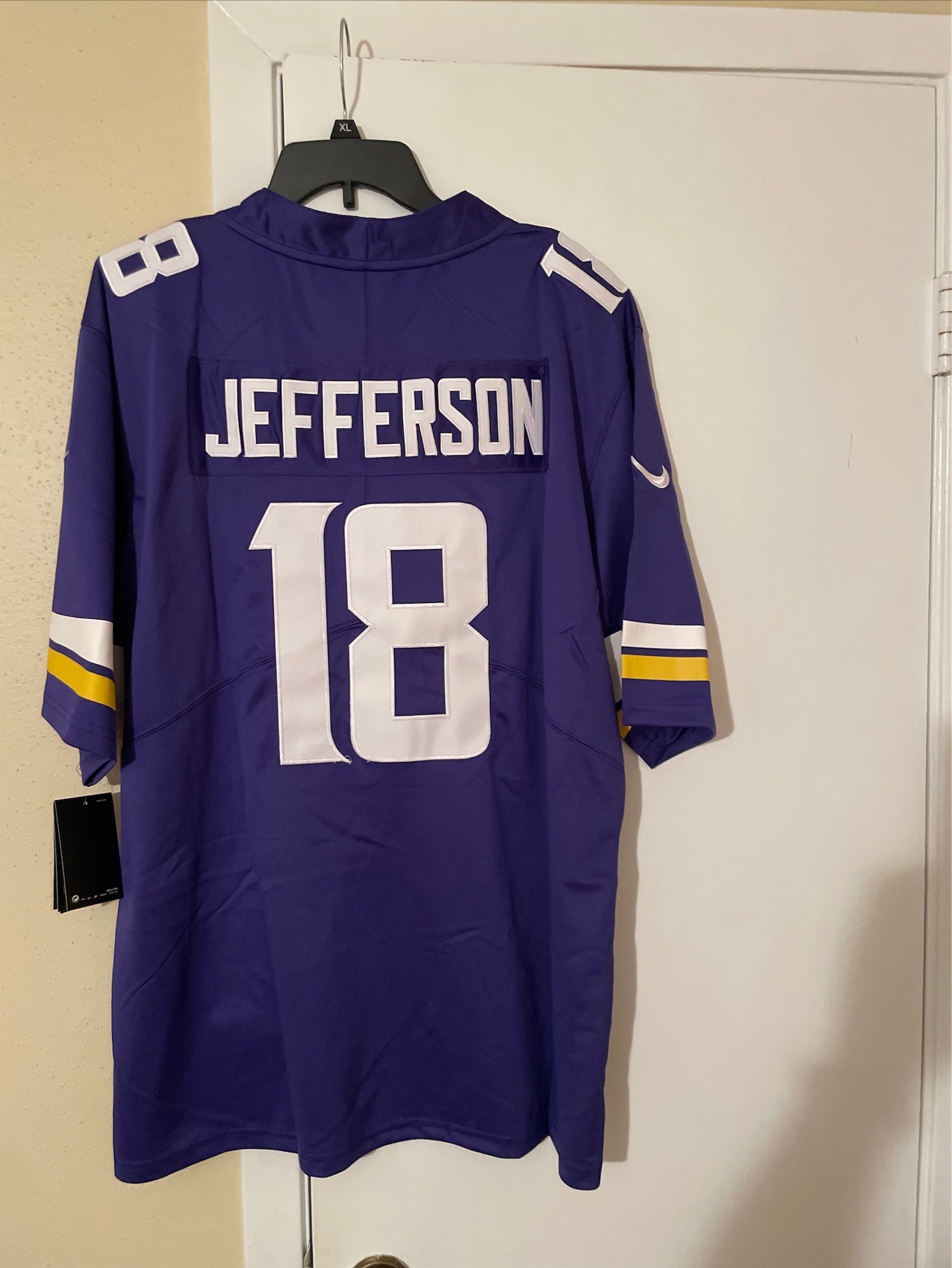 Men's Nike Justin Jefferson Purple Minnesota Vikings Legend Jersey Size: Extra Large