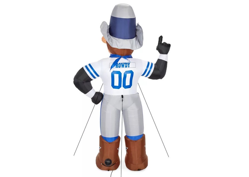 7' Air Blown NFL Dallas Cowboys Rowdy Mascot