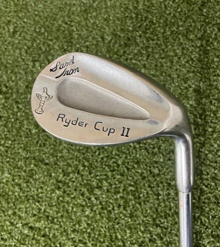 PGA Ryder Cup Sand Wedge  /  RH  /  Stiff Steel ~34.25"  /  Good Grip  /  jj4193