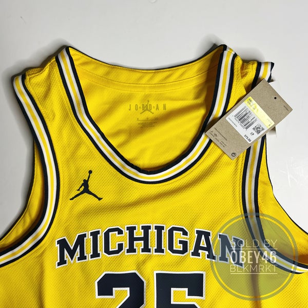 Lids #25 Michigan Wolverines Jordan Brand Limited Basketball