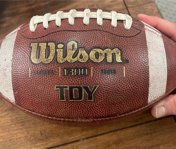Wilson TDY Leather Football