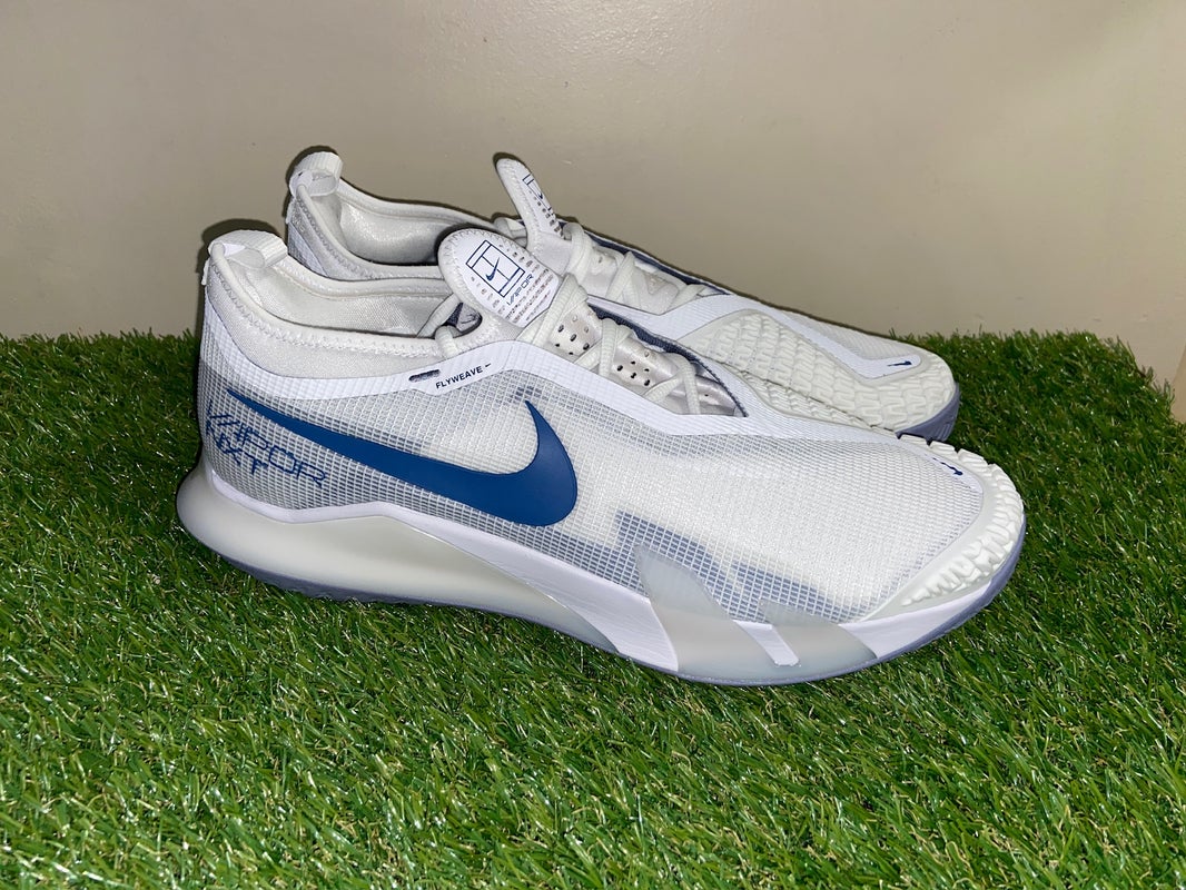 Nike Court React Vapor NXT White Navy Tennis Shoes CV0724-111 Mens Size 11.5 NEW