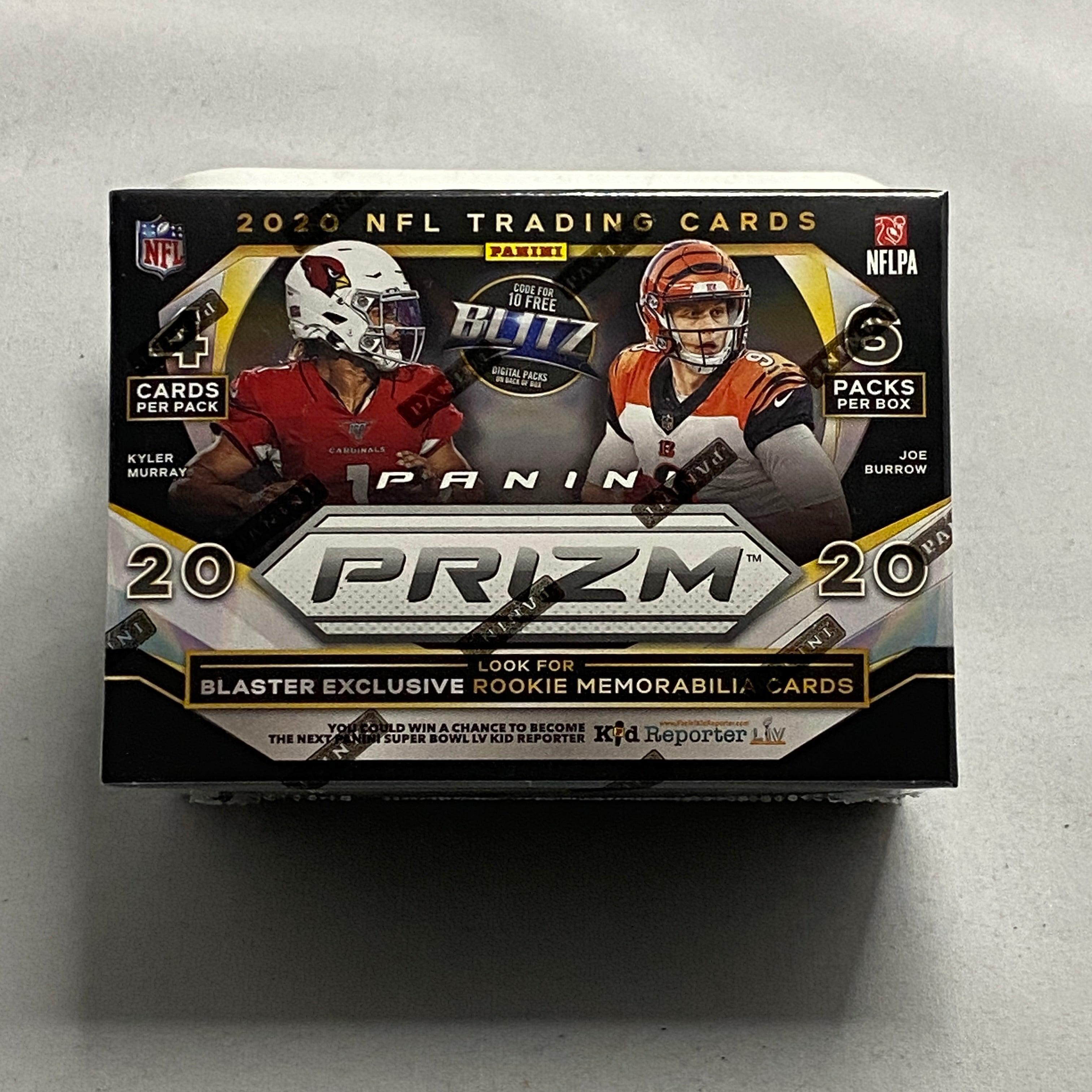 2020 Panini Prizm Football 6-Pack Blaster Box (Fanatics) (Orange Ice  Prizms)