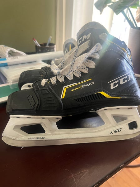 Used CCM Size 7.5 Super Tacks 9380 Hockey Goalie Skates