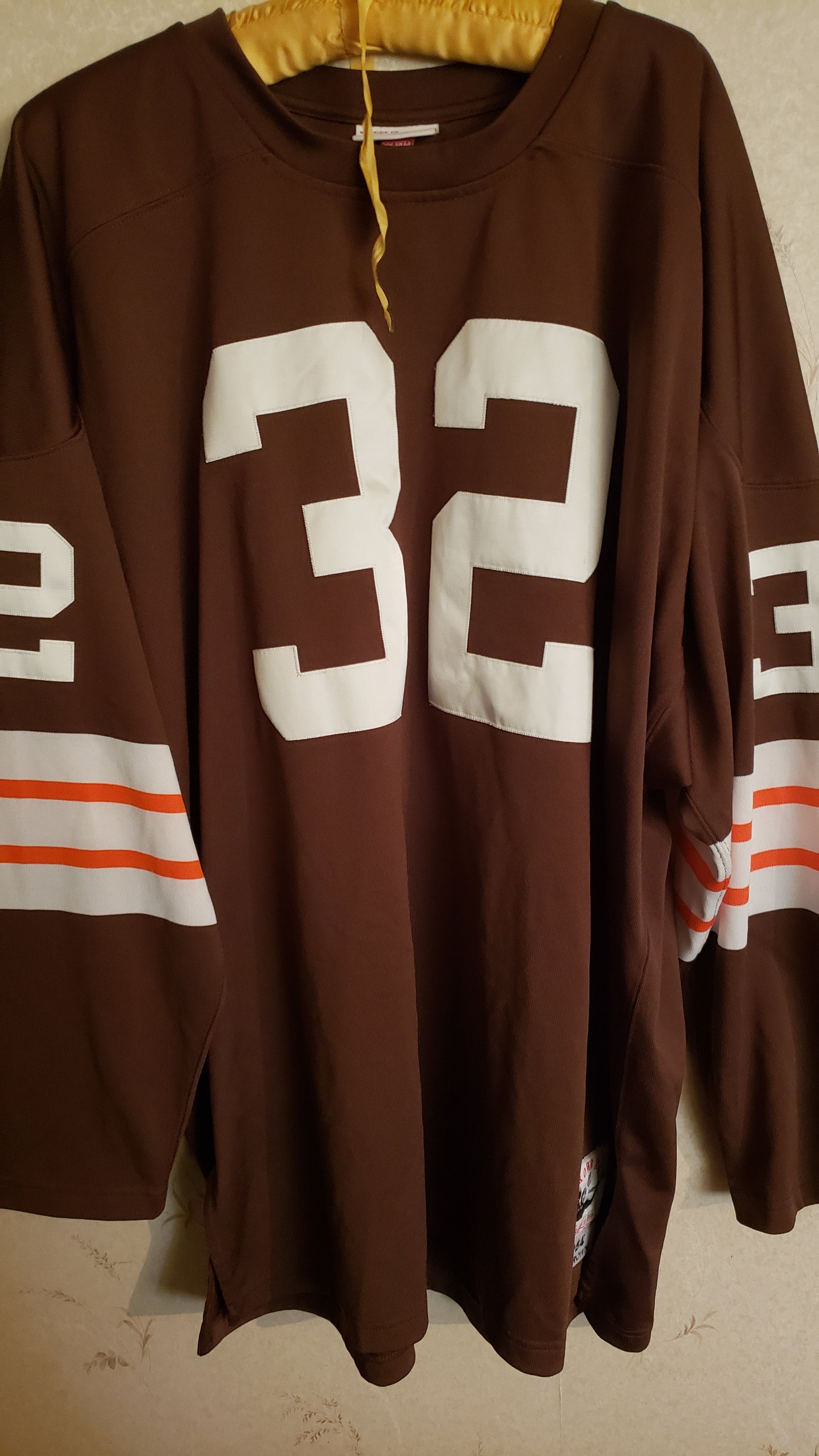 Mitchell & Ness, Shirts, Mitchell Ness Jim Brown Jersey