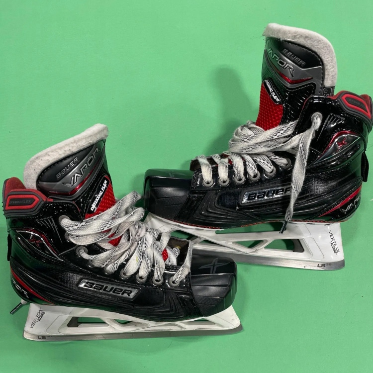 Used Senior Bauer Vapor 1X Hockey Goalie Skates (Regular) - Size: 6.0