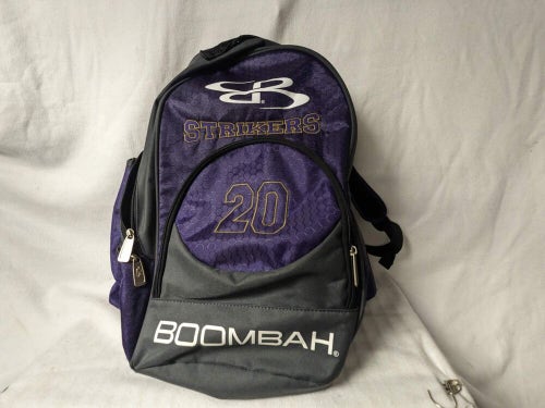 Boombah Baseball/Softball Gear Backpack Size 18 In x 12 In x 9 In Color Purple C