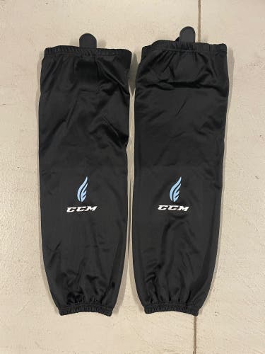 Hill Academy Custom Pro Stock Black New Large CCM Custom Sublimated Socks