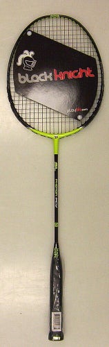 New Black Knight Photon SL PVC Badminton Racquet Racket Strung Medium grip case