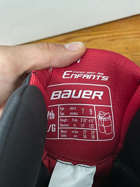 Youth Large S18 lil sport Bauer Hockey Pants