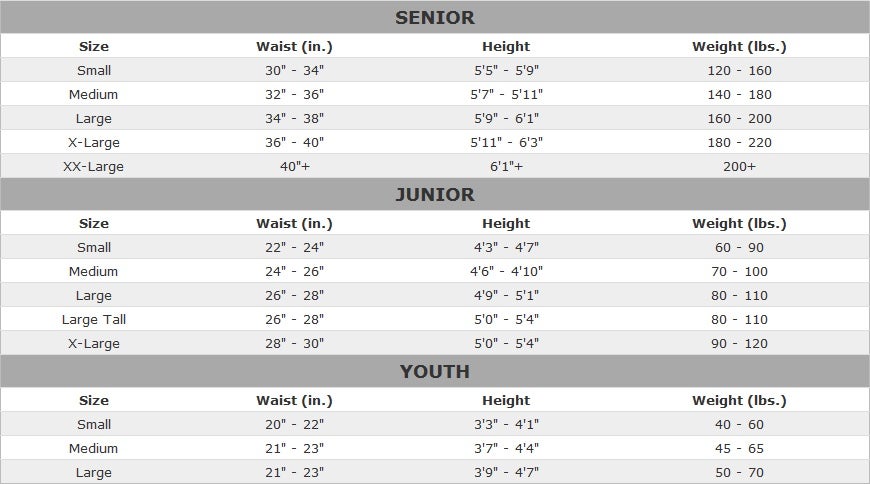 Youth Large S18 lil sport Bauer Hockey Pants