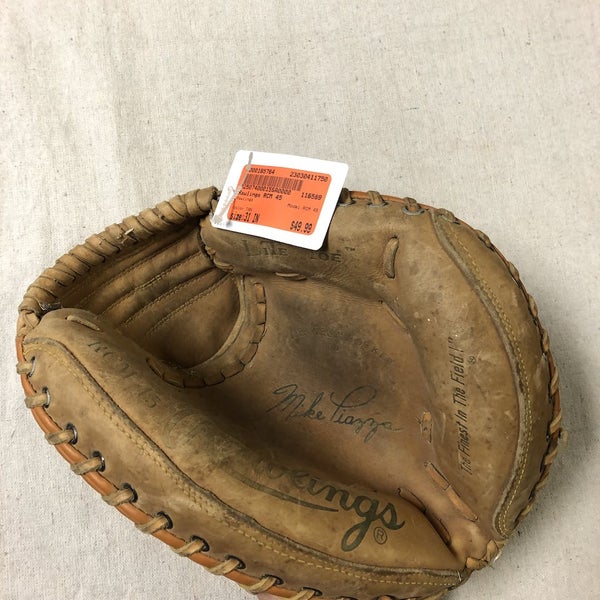 Vintage Rawlings Lance Parrish Catchers Mitt RCM7 Baseball Glove RHT