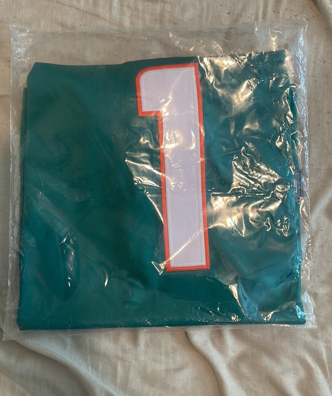 Brand New Miami Dolphins Tua Tagovailoa Jersey Size - XL With Tags