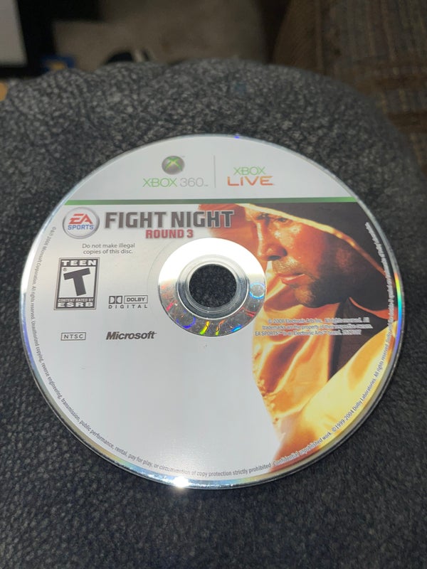 EA Sports Fight Night Round 3 Microsoft Xbox 360 Disc Only Used