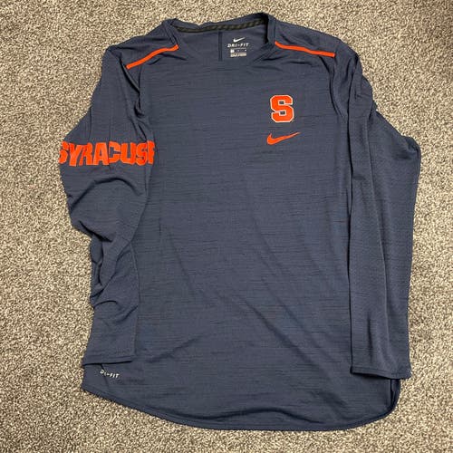 Nike Syracuse Dri-Fit Long Sleeve Tee, Size Large
