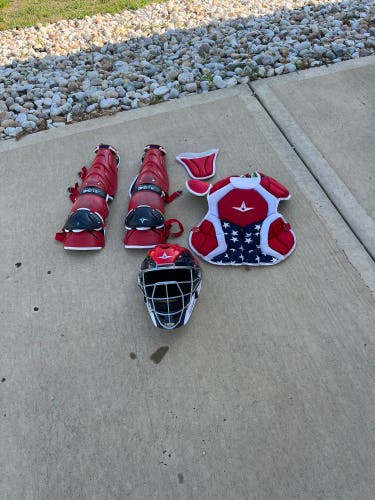 All Star System 7 Catcher's Set