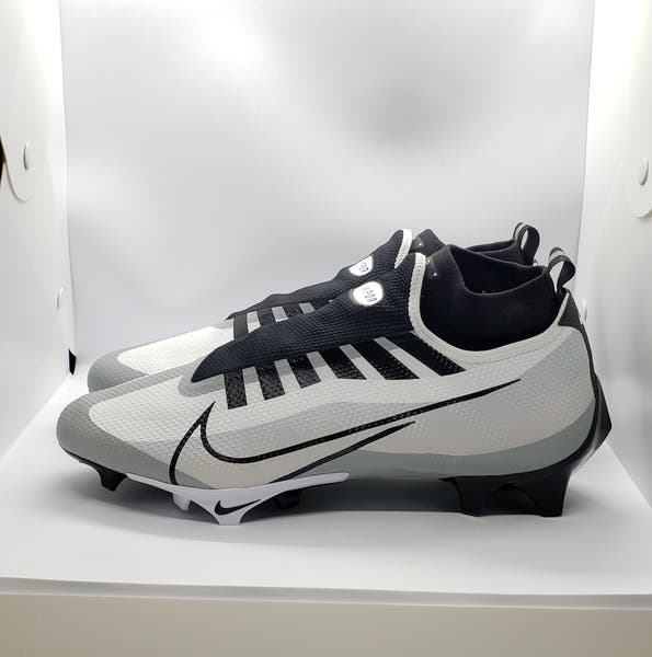 Nike Vapor Edge Pro 360 Football Cleats Wht Platinum Black  display picture 1