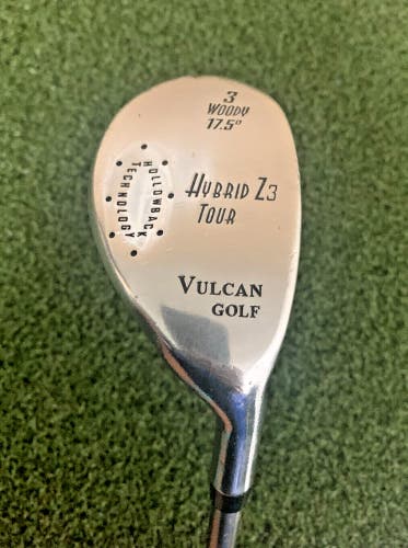 Vulcan Golf Woody Z3+ 3 Hybrid 17.5*  /  RH  / Regular Graphite ~40" / dj1197