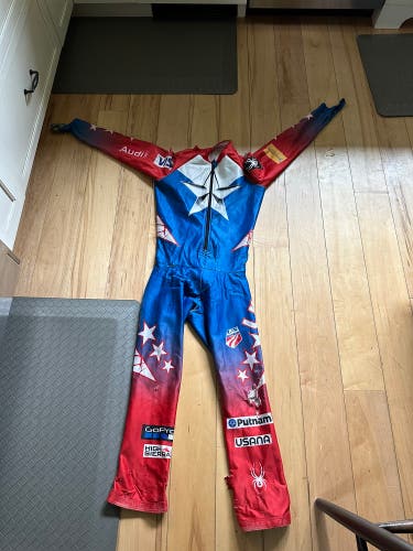 Used Large Spyder Ski Suit FIS Legal