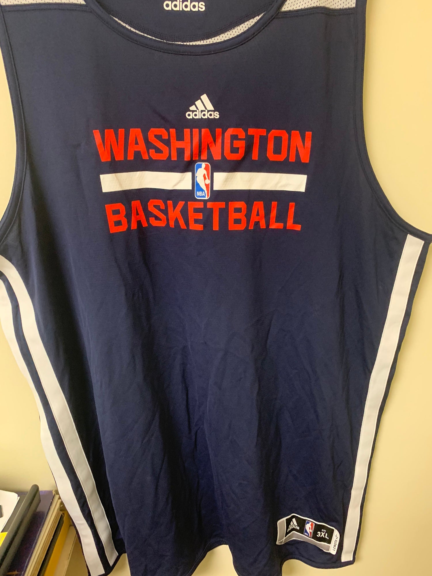  adidas Washington Wizards NBA White NBA Authentic On