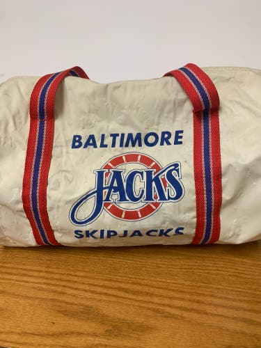 Vintage Rare Baltimore Skipjacks Promotional Duffle Bag