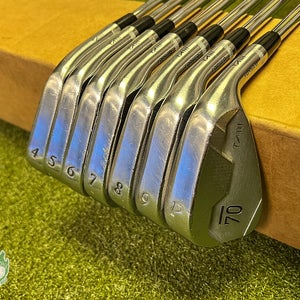 Used RH Sub 70 TA III Forged Irons 4-PW $-Taper 130g X-Stiff Steel Club Set