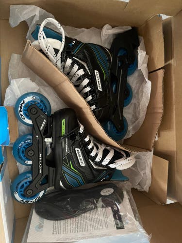 BAUER XLP ADJUSTABLE INLINE HOCKEY SKATES - YOUTH