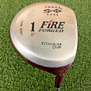 Snake Eyes Fire Forged Driver 9* Titanium / Regular Steel ~43.5"  /  dj8012