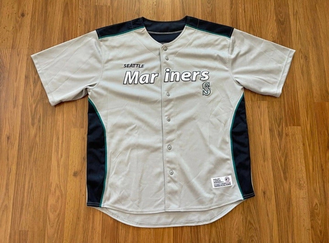 Seattle Mariners Powder Blue Throwback Baseball Jersey SGA XL 2001