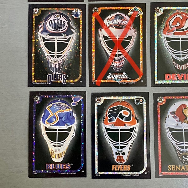 90s Hockey Goalie Mask Stickers (Eastern Conference) – Hockey By