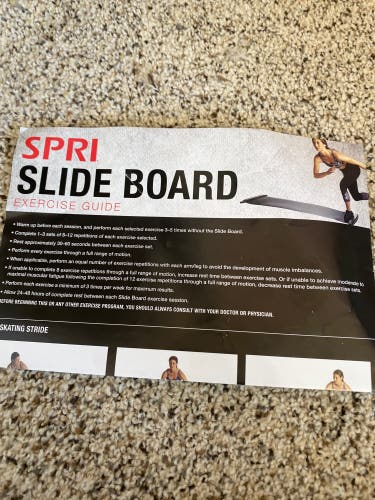 Fitness skidding board