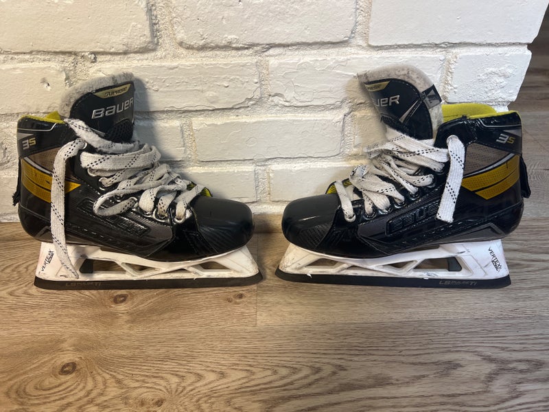 Used Bauer Regular Width Size 7 Supreme 3s Hockey Goalie Skates