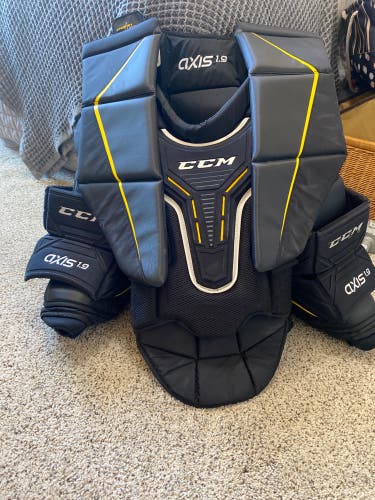 Used Small CCM Axis 1.9 Goalie Chest Protector