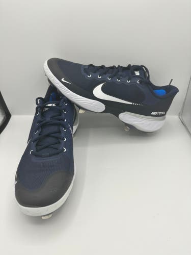 Nike Alpha Huarache Elite 3 Low Men's Baseball Cleats Navy Size 12.5 CK0746-401
