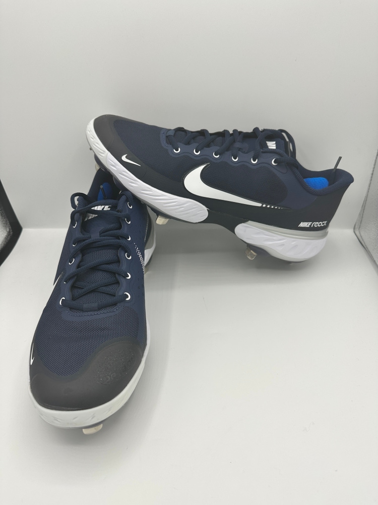 Nike Alpha Huarache Elite 3 Low Men's Baseball Cleats Navy Size 13 CK0746-401