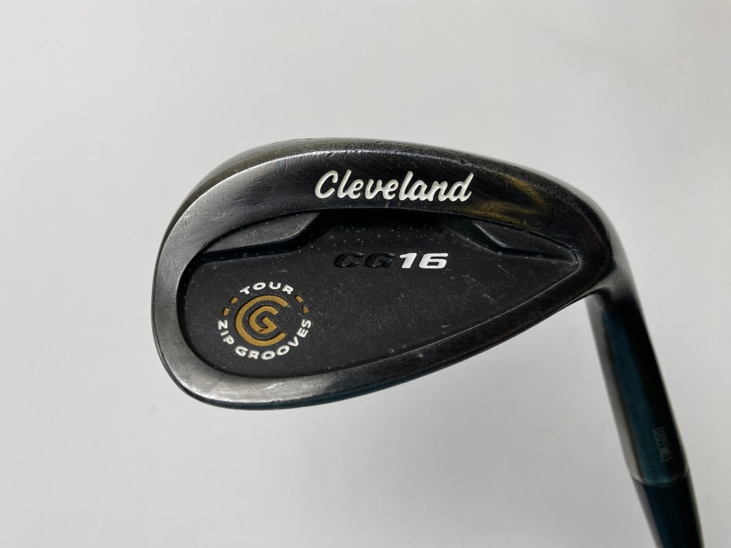 Cleveland CG16 Black Pearl 56* 14 Bounce Traction Wedge Steel Mens RH