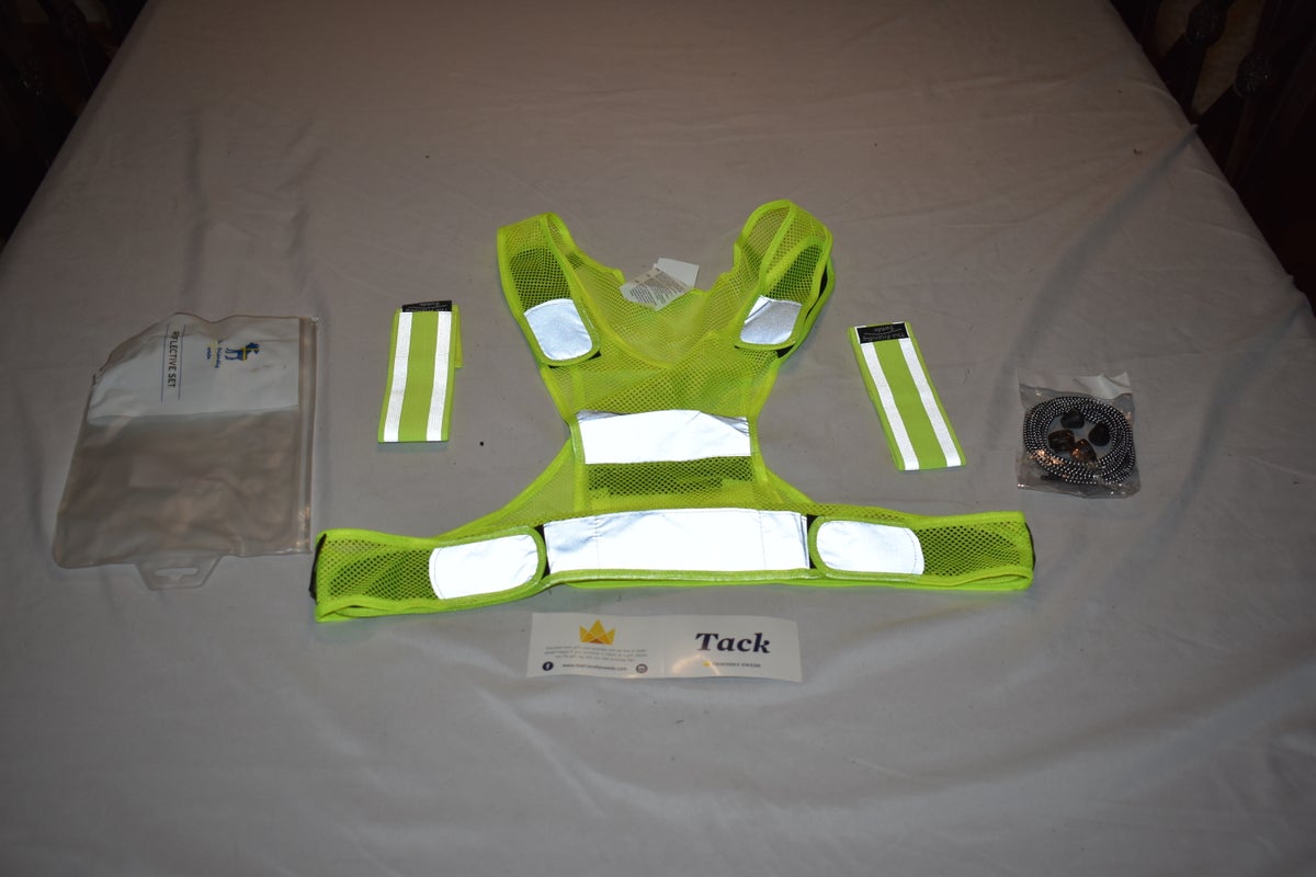 NEW - Tack 3M Reflective Yellow Safety Vest Kit